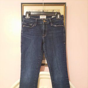 FRAME Dark Blue Skinny Jeans